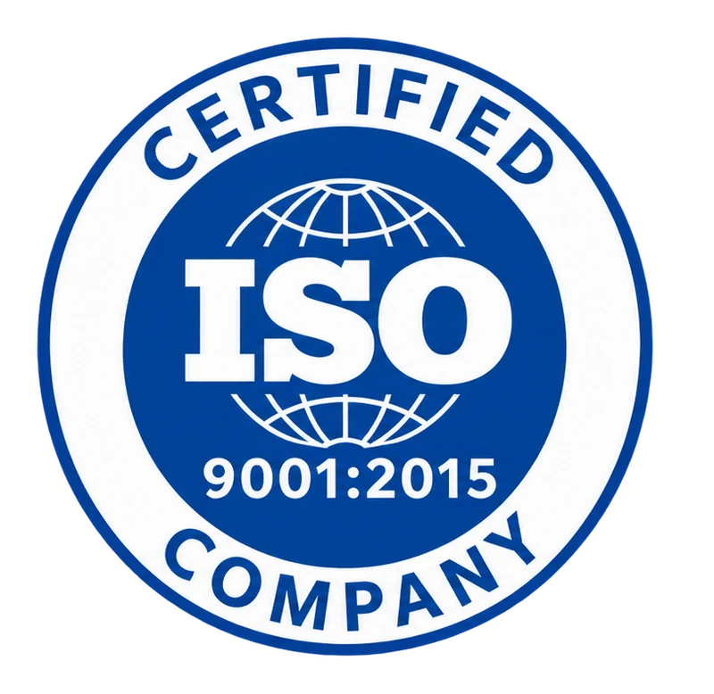 ISO 9001:2015 certified company