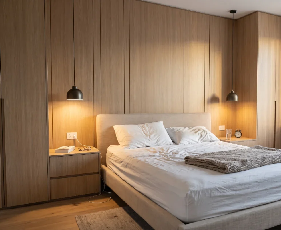 Bedroom furniture in SLICE PLY plywood